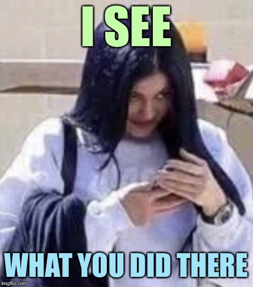 Mima | I SEE WHAT YOU DID THERE | image tagged in mima | made w/ Imgflip meme maker