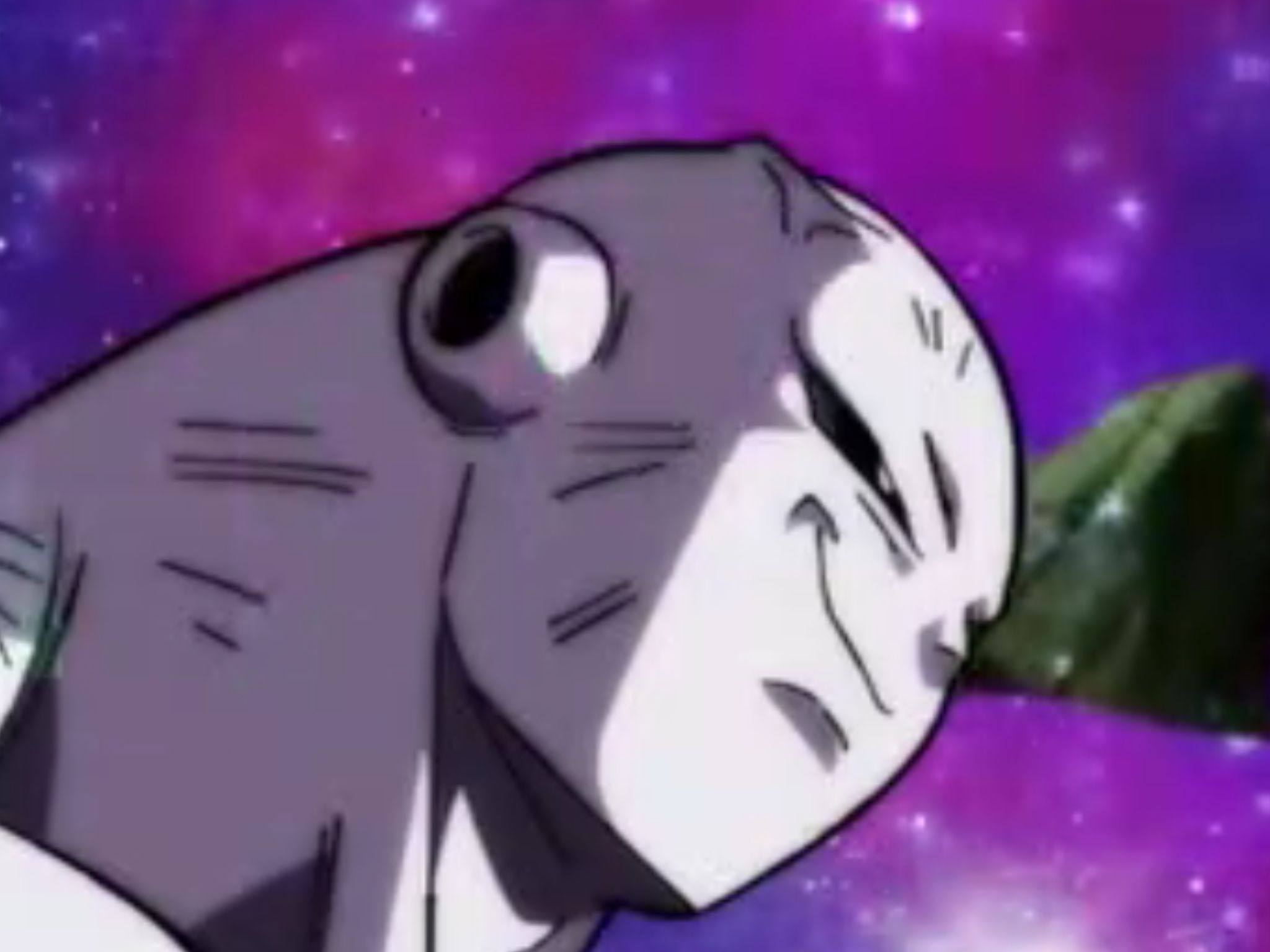 High Quality Jiren Grin Blank Meme Template