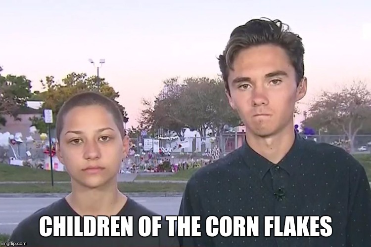 CHILDREN OF THE CORN FLAKES | image tagged in emma_hogg | made w/ Imgflip meme maker