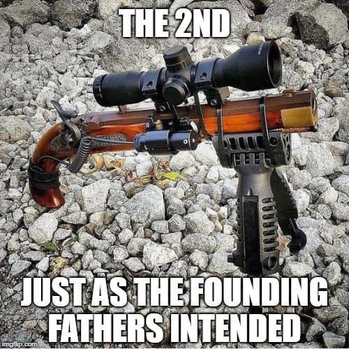 THE 2ND; JUST AS THE FOUNDING FATHERS INTENDED | made w/ Imgflip meme maker