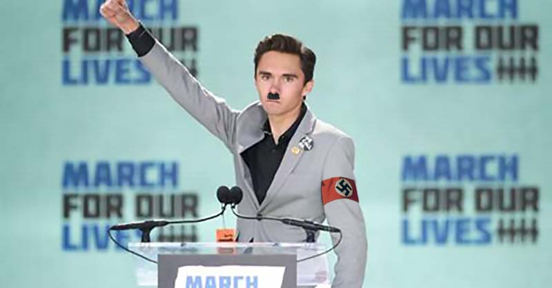 Heil David Hogg Blank Meme Template