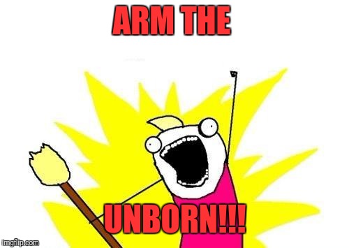 X All The Y Meme | ARM THE UNBORN!!! | image tagged in memes,x all the y | made w/ Imgflip meme maker