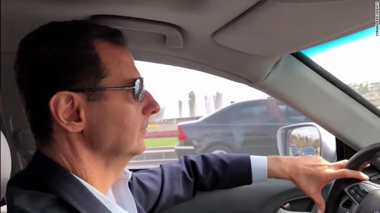 Assad Driving Blank Meme Template