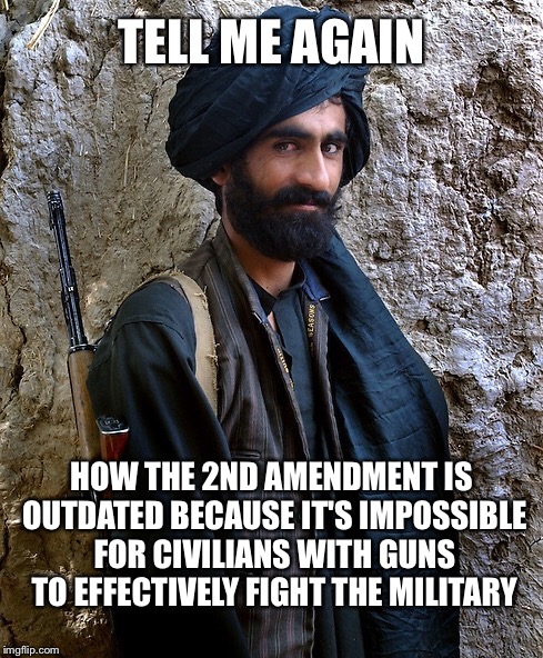 If I did the math right.... | TELL ME AGAIN; HOW THE 2ND AMENDMENT IS OUTDATED BECAUSE IT'S IMPOSSIBLE FOR CIVILIANS WITH GUNS TO EFFECTIVELY FIGHT THE MILITARY | image tagged in gun control,2nd amendment | made w/ Imgflip meme maker