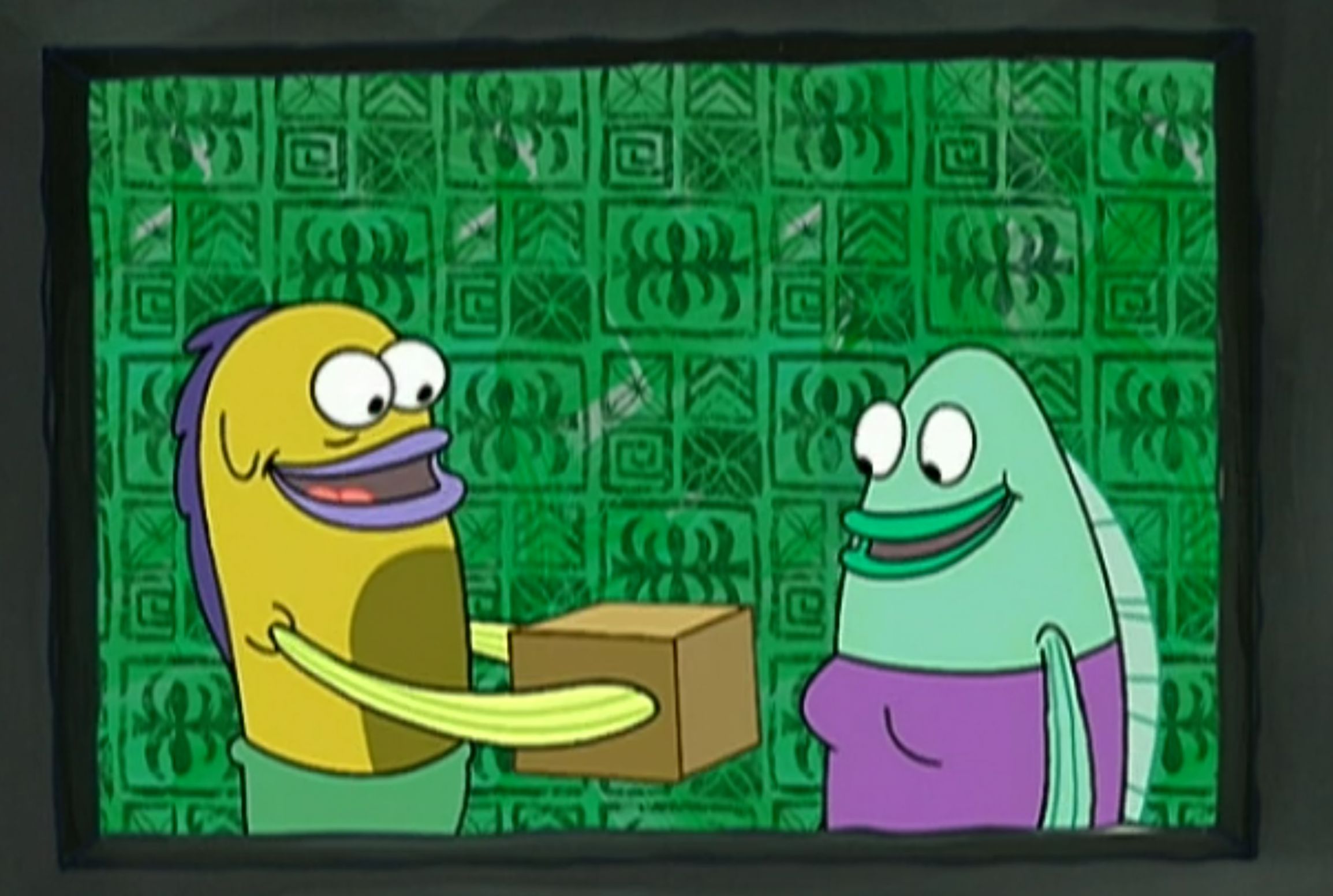 spongebob box Blank Meme Template