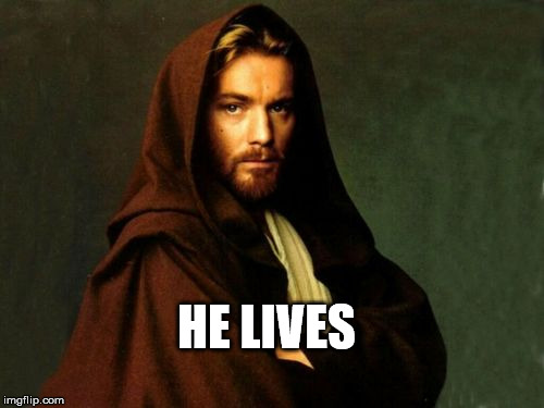 He Lives | HE LIVES | image tagged in easter | made w/ Imgflip meme maker