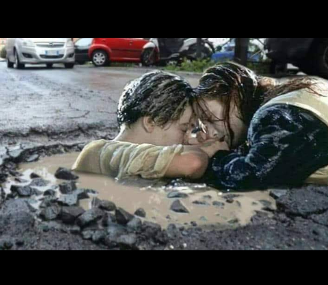 Potholes in The Pas Blank Meme Template