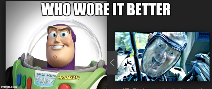 WHO WORE IT BETTER | image tagged in avatar,toy story | made w/ Imgflip meme maker