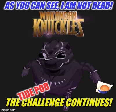 Dead Memes Week! A thecoffeemaster and SilicaSandwhich Event! March 23-29 | image tagged in dead memes week,tide pod challenge,do you know da wae,black panther,ugandan knuckles | made w/ Imgflip meme maker