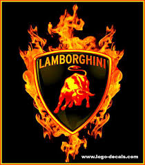 High Quality Lamborghini Logo (Red Flame) Blank Meme Template