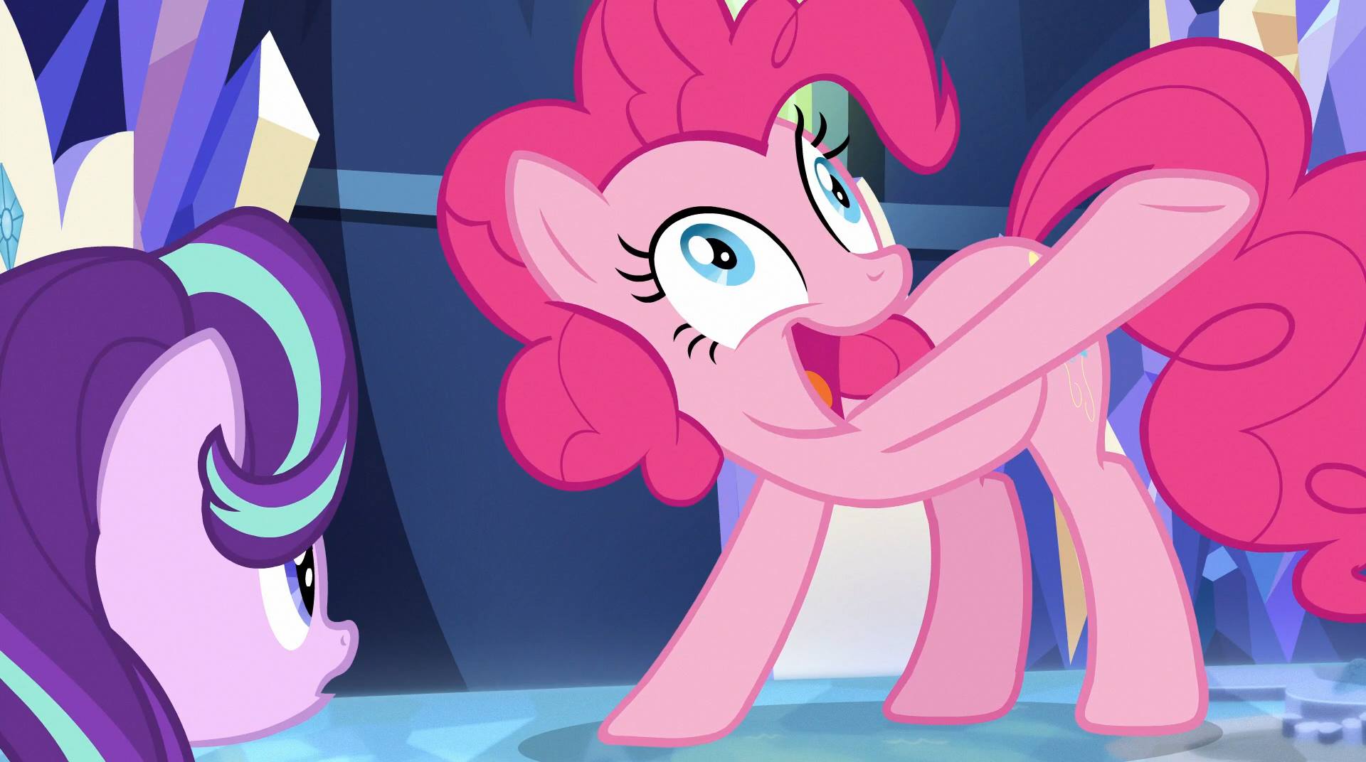 Pinkie Pie everywhere! Blank Meme Template