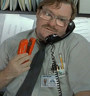 office space stapler meme