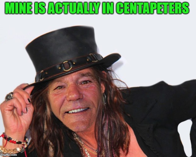 MINE IS ACTUALLY IN CENTAPETERS | made w/ Imgflip meme maker