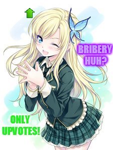 BRIBERY HUH? | made w/ Imgflip meme maker