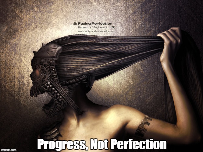 Progress, Not Perfection | made w/ Imgflip meme maker