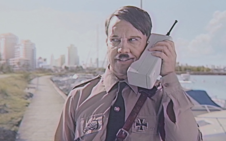 Kung Fury Hitler Phone Blank Meme Template