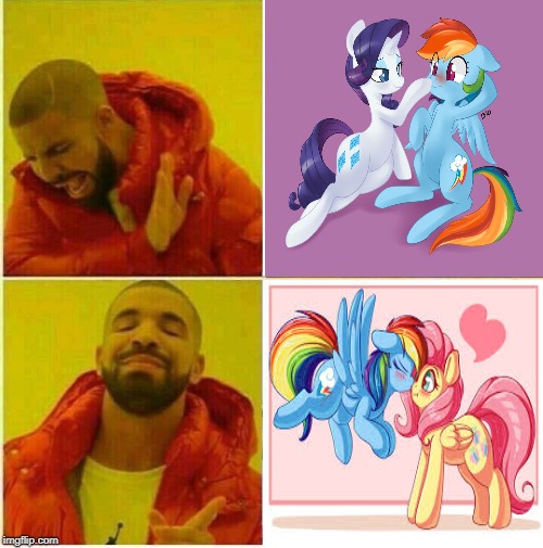 Flutterdash is best ship | image tagged in fluttershy,rainbow dash,rarity | made w/ Imgflip meme maker