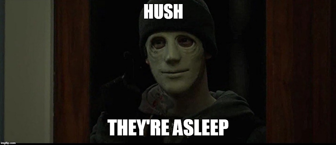 HUSH THEY'RE ASLEEP | made w/ Imgflip meme maker