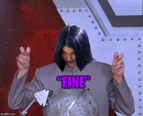 Dr Evil Mima | “FINE” | image tagged in dr evil mima | made w/ Imgflip meme maker