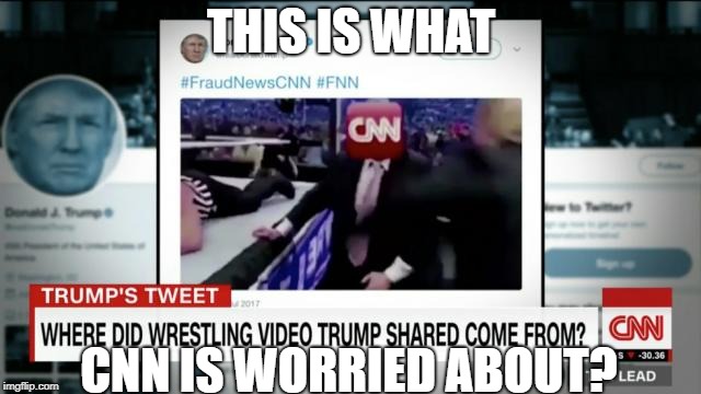 This is what CNN is worried about? | THIS IS WHAT; CNN IS WORRIED ABOUT? | image tagged in memes,trump,cnn | made w/ Imgflip meme maker