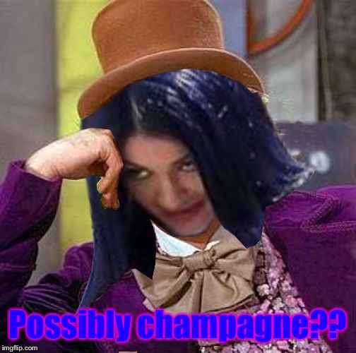 Creepy Condescending Mima | Possibly champagne?? | image tagged in creepy condescending mima | made w/ Imgflip meme maker