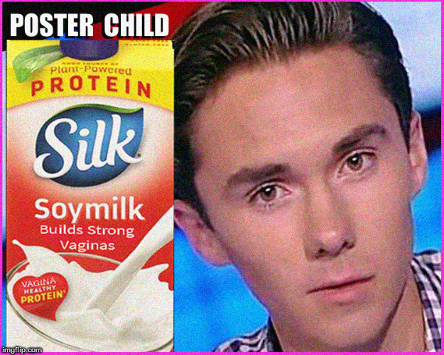 Drink SOY-become a sissy | image tagged in soy boys,david hogg,gun control,current events,politics lol,funny memes | made w/ Imgflip meme maker