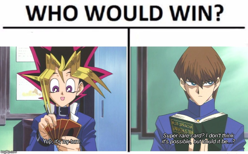 Season 1 Yu-Gi-Oh | image tagged in yugioh yugi kaiba season1 4kmedia | made w/ Imgflip meme maker