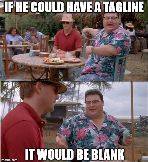 No tagline | IF HE COULD HAVE A TAGLINE; IT WOULD BE BLANK | image tagged in memes,see nobody cares | made w/ Imgflip meme maker