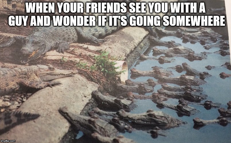 WHEN YOUR FRIENDS SEE YOU WITH A GUY AND WONDER IF IT'S GOING SOMEWHERE | image tagged in friends,spying | made w/ Imgflip meme maker