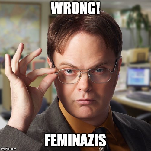 WRONG! FEMINAZIS | made w/ Imgflip meme maker