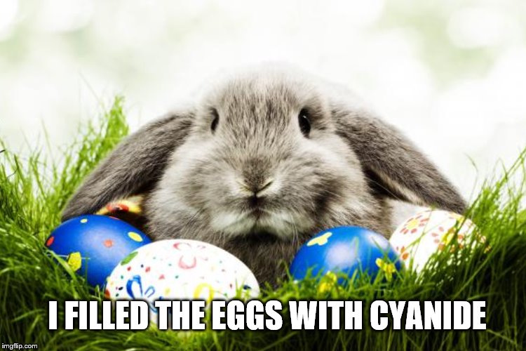 I FILLED THE EGGS WITH CYANIDE | made w/ Imgflip meme maker