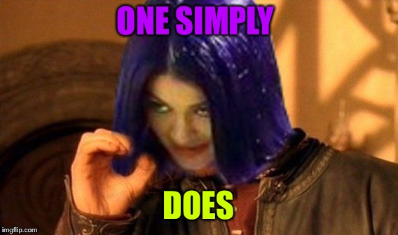 Kylie Does Not Simply | ONE SIMPLY DOES | image tagged in kylie does not simply | made w/ Imgflip meme maker