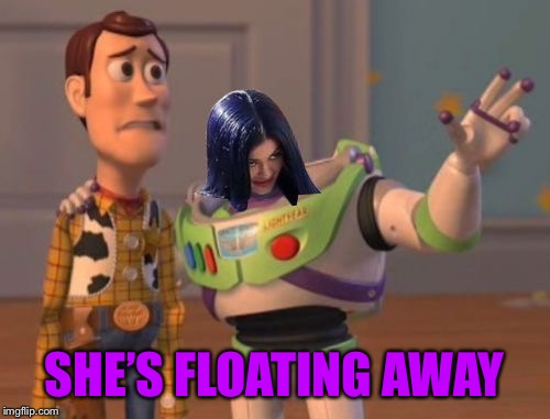 Mima everywhere | SHE’S FLOATING AWAY | image tagged in mima everywhere | made w/ Imgflip meme maker