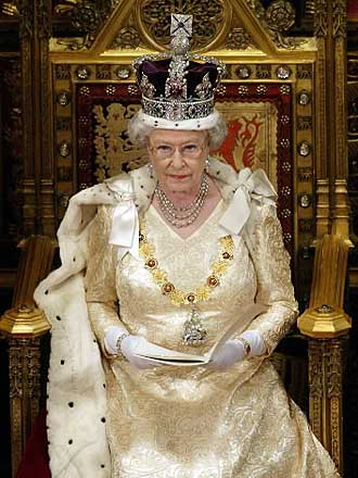 High Quality Luciferian Queen Elizabeth II Blank Meme Template