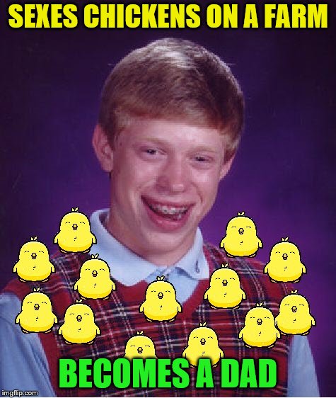 SEXES CHICKENS ON A FARM BECOMES A DAD | made w/ Imgflip meme maker