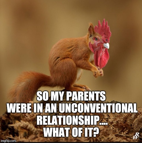 SO MY PARENTS WERE IN AN UNCONVENTIONAL RELATIONSHIP.... WHAT OF IT? | made w/ Imgflip meme maker