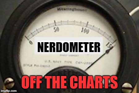NERDOMETER OFF THE CHARTS | made w/ Imgflip meme maker