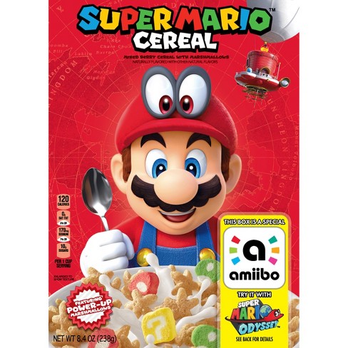 Super Mario Cereal Blank Meme Template