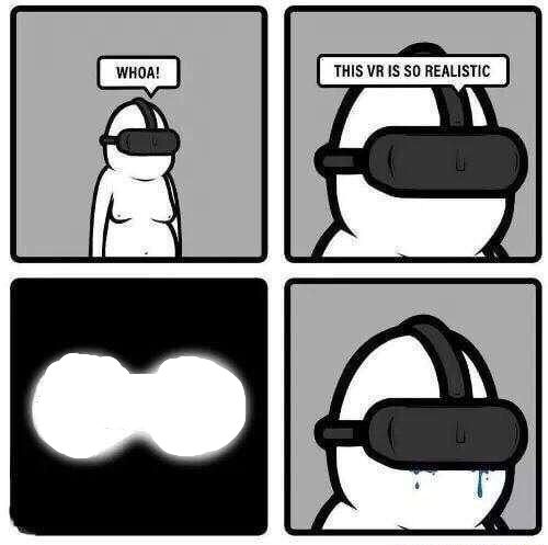 Realistic VR Blank Meme Template