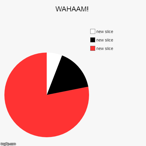 WAHAAM! | | image tagged in funny,pie charts | made w/ Imgflip chart maker