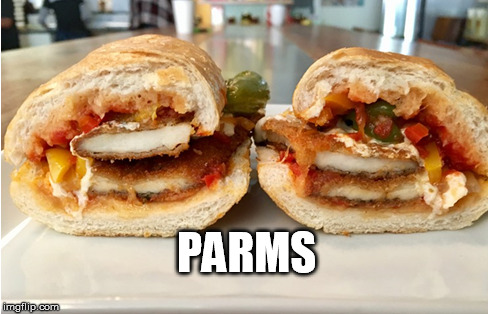 PARMS | image tagged in softwa,sandwich | made w/ Imgflip meme maker