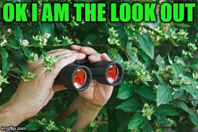 OK I AM THE LOOK OUT | made w/ Imgflip meme maker