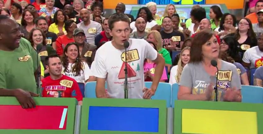 Price is right contestant Blank Meme Template