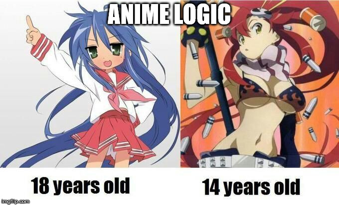 ANIME LOGIC | made w/ Imgflip meme maker