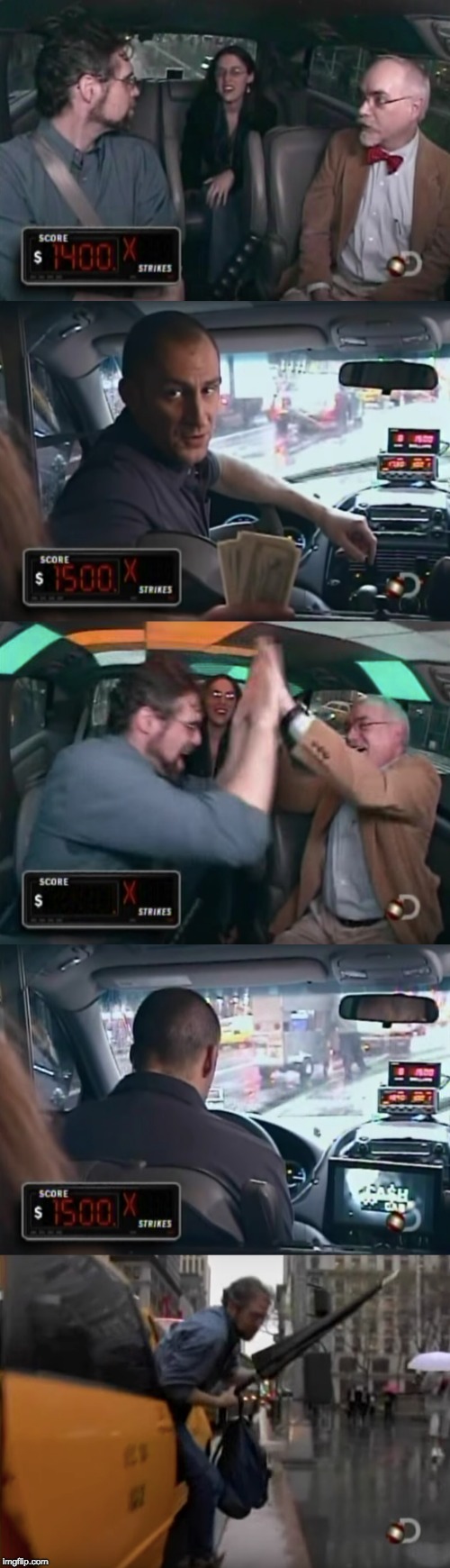 Cash Cab | image tagged in cash | made w/ Imgflip meme maker