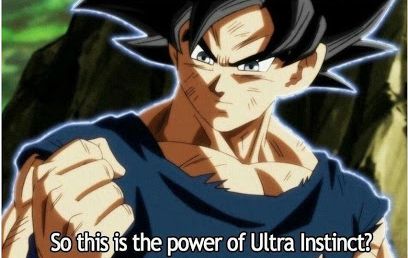 High Quality Ultra instinct Blank Meme Template