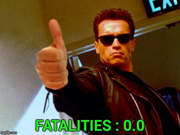 Arnold likes it | FATALITIES : 0.0 | image tagged in arnold likes it | made w/ Imgflip meme maker