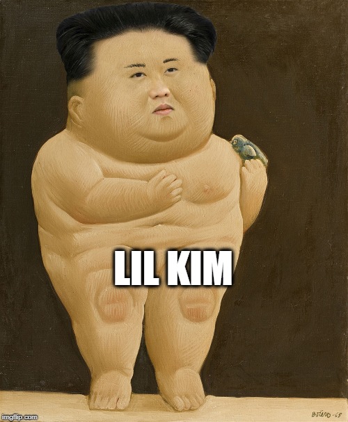 lil kim | LIL KIM | image tagged in lil kim,kim jong un | made w/ Imgflip meme maker