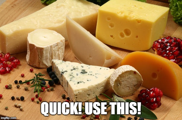 Cheese | QUICK! USE THIS! | image tagged in cheese | made w/ Imgflip meme maker
