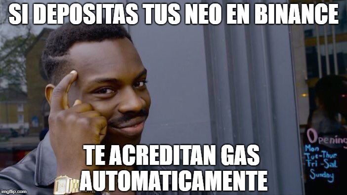 Roll Safe Think About It Meme | SI DEPOSITAS TUS NEO EN BINANCE; TE ACREDITAN GAS AUTOMATICAMENTE | image tagged in memes,roll safe think about it | made w/ Imgflip meme maker